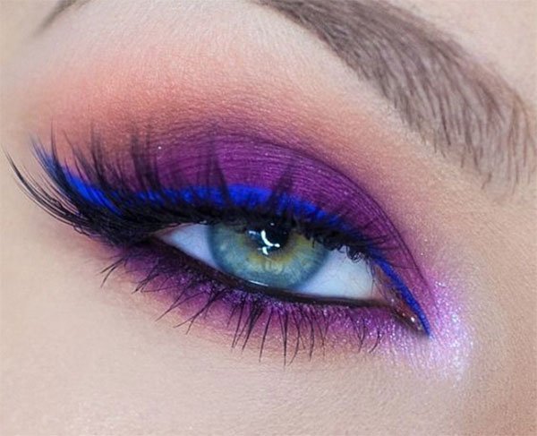 Delineado Colores Eléctricos con Sombras