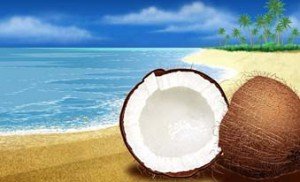 Cúrcuma-y-agua-de-coco-para-eliminar-el-acné