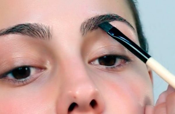 Coloca sombra en tus Cejas