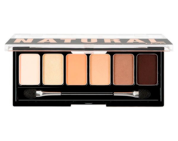 Paleta de sombras nude